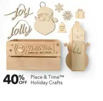 JOANN Place & Time Holiday Crafts offer
