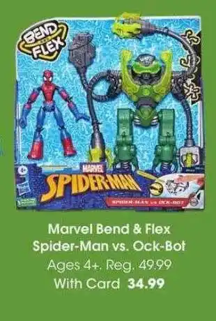 Marvel Bend& Flex Spider-man Vs. Ock-bot