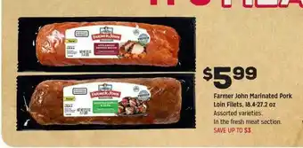 Grocery Outlet Farmer John Marinated Pork Loin Fillets offer