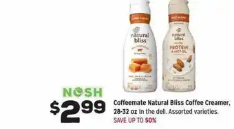 Grocery Outlet Coffeemate Natural Bliss Coffee Creamer offer
