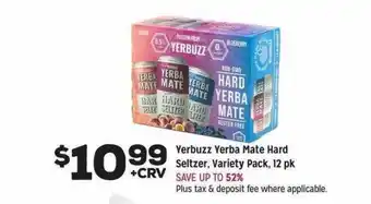 Grocery Outlet Yerbuzz Yerba Mate Hard Seltzer Variety Pack offer
