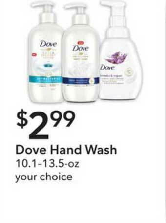Publix Dove Hand Wash offer