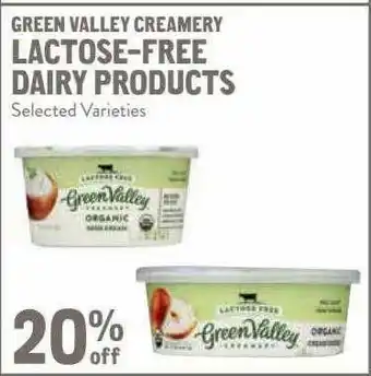 New Seasons Market Green Valley Creamery Lactose-free Dairy Products offer