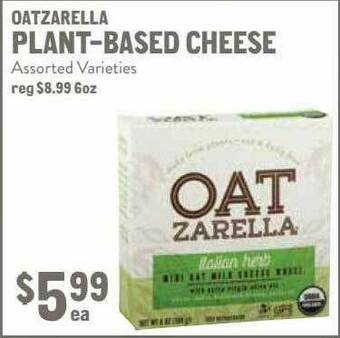New Seasons Market Oatzarella Plant-based Cheese offer