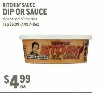 New Seasons Market Bitchin' Sauce Dip Or Sauce offer