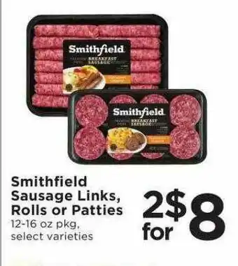 Smithfield Sausage Links Rolls Or Patties