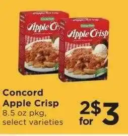 SHOPPERS Concord Apple Crisp offer