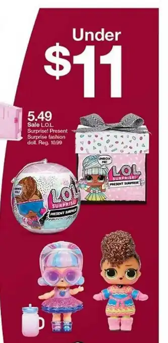 Target L.o.l. Surprise Present Surprise Fashion Doll offer