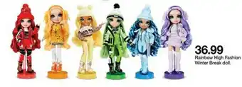 Rainbow High Fashion Winter Break Doll