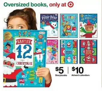 Target Oversized Books Storybooks Advent Calendars offer