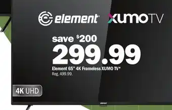 Meijer Element 65 4K Frameless XUMO TV offer