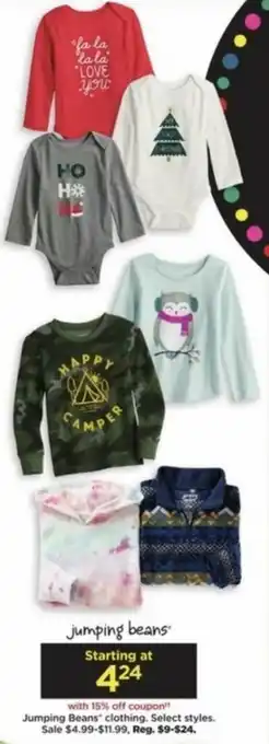 Kohl's Jumping Beans Clothing offer