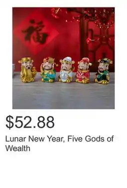 Costco Lunar New Year, Five Gods of Wealth offer