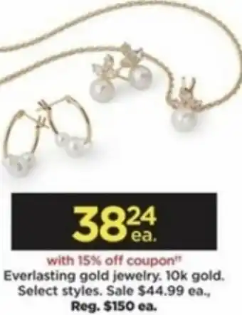 Kohl's Everlasting Gold Jewelry 10 Gold offer