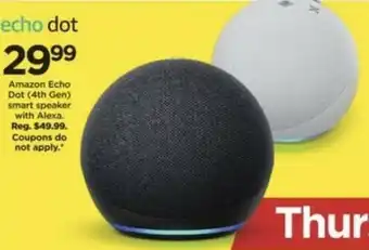 Kohl's Amazon Echo Dot (4th Gen) Smart Speaker With Alexa offer