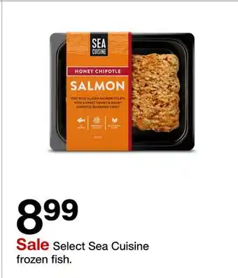 Target Select Sea Cuisine frozen fish offer