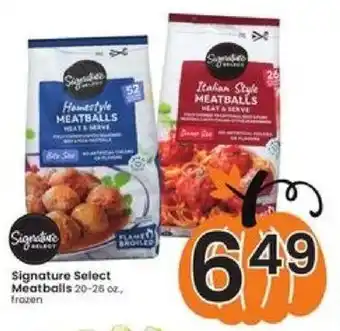 Albertsons Signature Select Meatballs offer