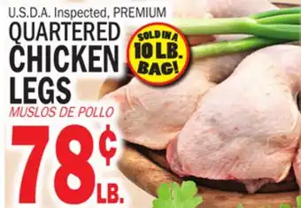 Bravo Supermarkets PREMIUM QUARTERED CHICKEN LEGS offer