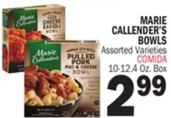 Bravo Supermarkets MARIE CALLENDER'S BOWLS offer