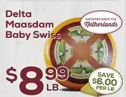 DeCicco & Sons Delta Maasdam Baby Swiss offer