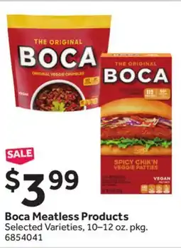 Stop&Shop Boca Meatless Products offer