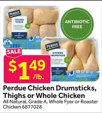 Stop&Shop Perdue Chicken Drumsticks, Thighs or Whole Chicken offer