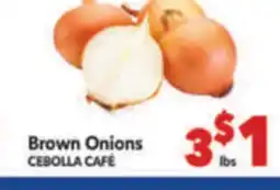 Vallarta Supermarkets Brown Onions/CEBOLLA CAFE offer