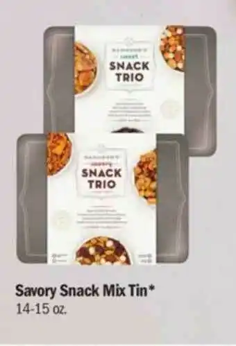 Meijer Savory Snack Mix Tin offer