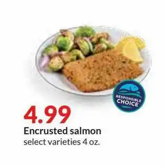 Hy-Vee Encrusted Salmon offer