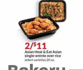 Hy-Vee Asian Heat & Eat Asian Single-entrée Over Rice offer