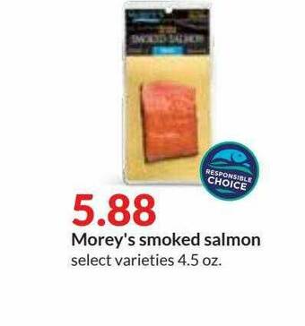Hy-Vee Morey's Smoked Salmon offer