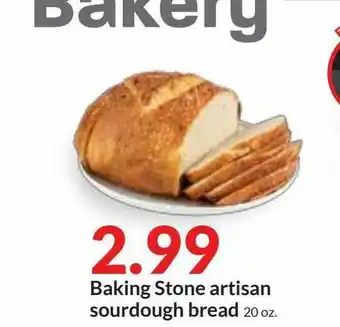 Hy-Vee Baking Stone Artisan Sourdough Bread offer