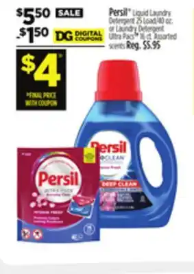Dollar General Persil offer