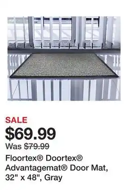 Office Depot Floortex Doortex Advantagemat Door Mat, 32 x 48, Gray offer