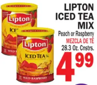 Bravo Supermarkets LIPTON ICED TEA MIX offer