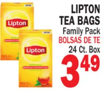 Bravo Supermarkets LIPTON TEA BAGS offer