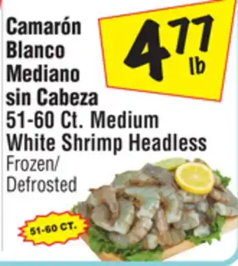 El Super Medium White Shrimp Headless offer