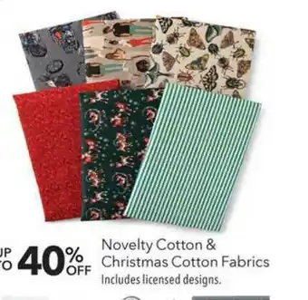 JOANN Novelty Cotton & Christmas Cotton Fabrics offer