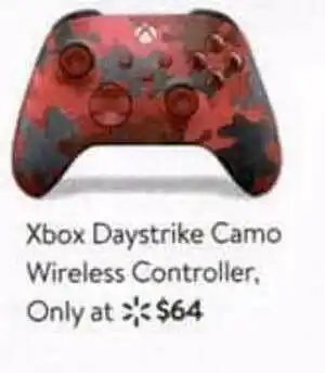 Walmart Xbox Daystrike Camo Wireless Controller offer