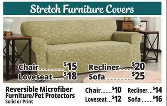 Ocean State Job Lot Stretch Furniture Covers offer