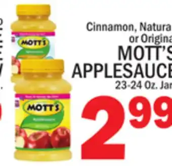 C Town MOTT'S APPLESAUCE offer