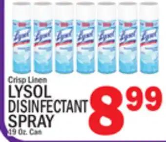 C Town LYSOL DISINFECTANT SPRAY offer