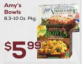 DeCicco & Sons Amy's Bowls offer