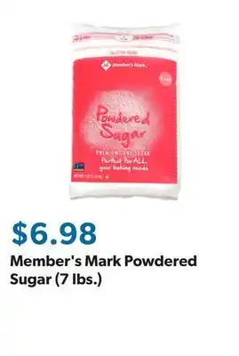 Sam's Club Member's Mark Powdered Sugar (7 lbs.) offer