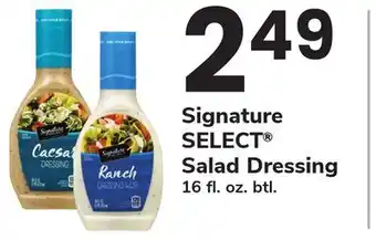 ACME Signature SELECT Salad Dressing offer