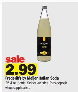 Meijer Frederik's by Meijer Italian Soda offer