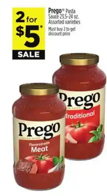 Dollar General Prego Pasta Sauce offer