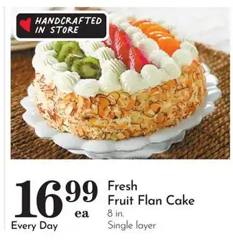 Pavilions Fresh Fruit Flan Cake offer