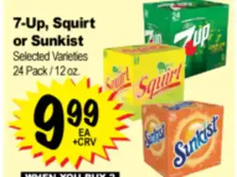 Superior Grocers 7-Up, Squirt or Sunkist offer