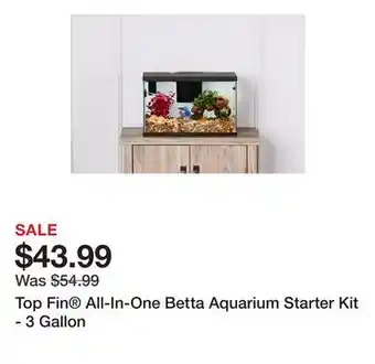 Petsmart Top Fin All-In-One Betta Aquarium Starter Kit - 3 Gallon offer